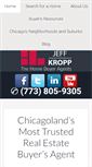 Mobile Screenshot of chicagobuyeragents.com