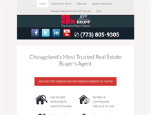 Tablet Screenshot of chicagobuyeragents.com